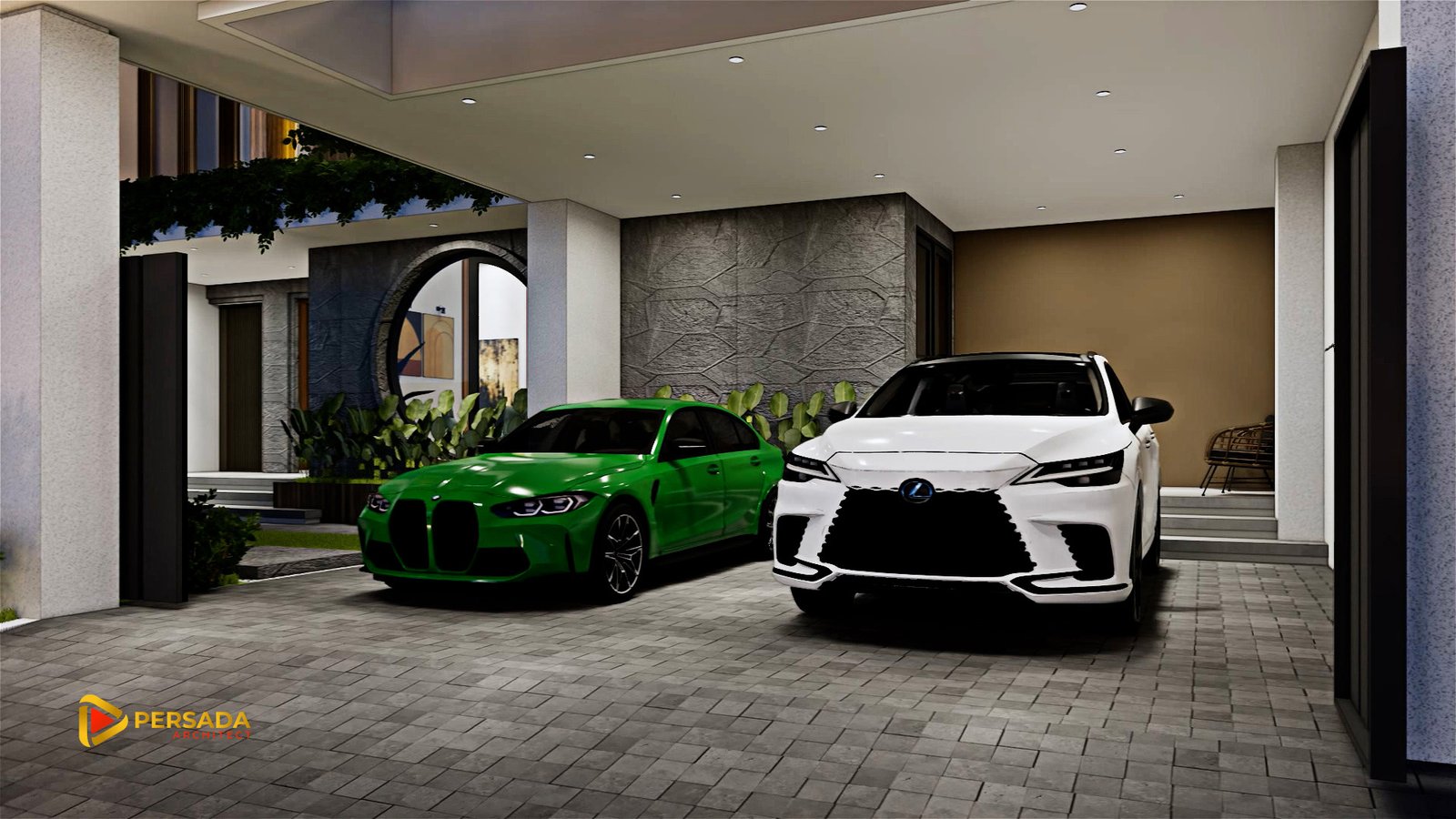 desain carport rumah