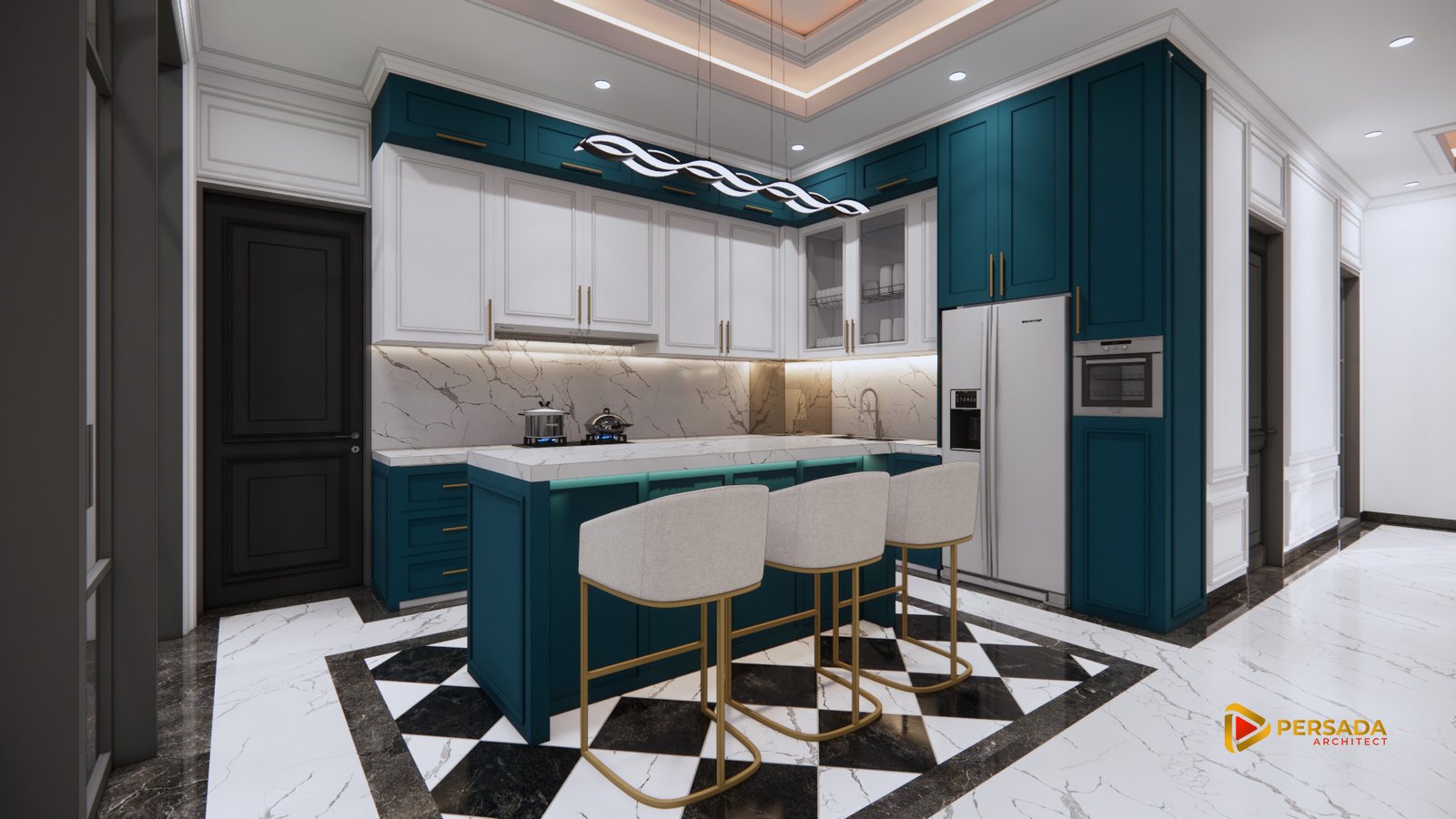 desain dapur classic