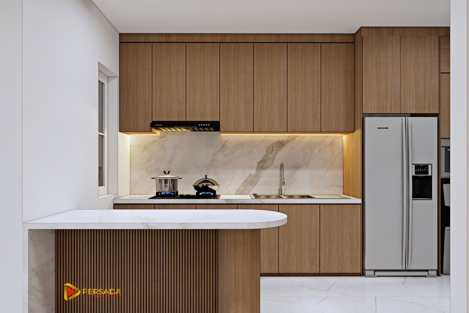 desain dapur island