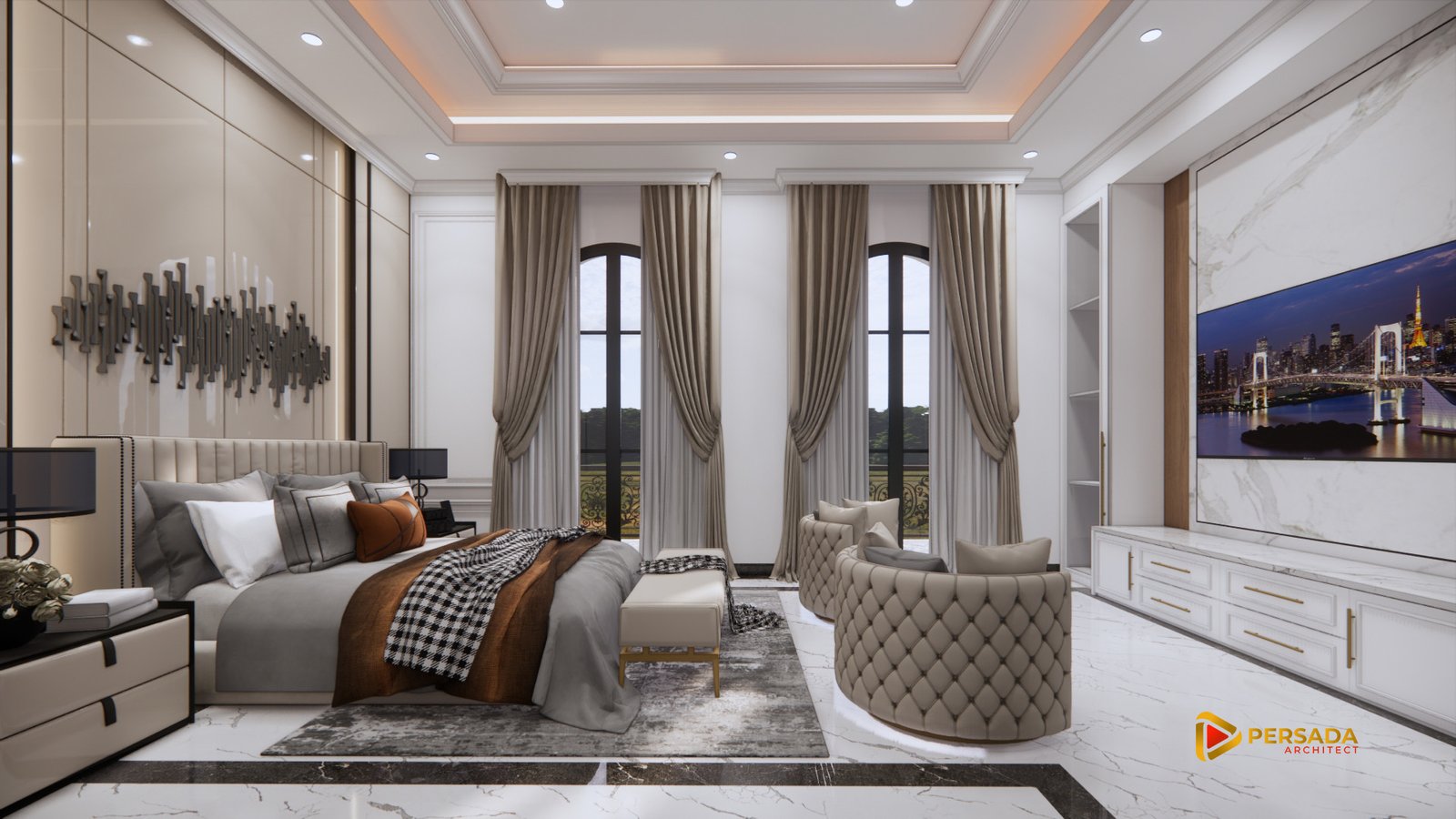desain kamar classic
