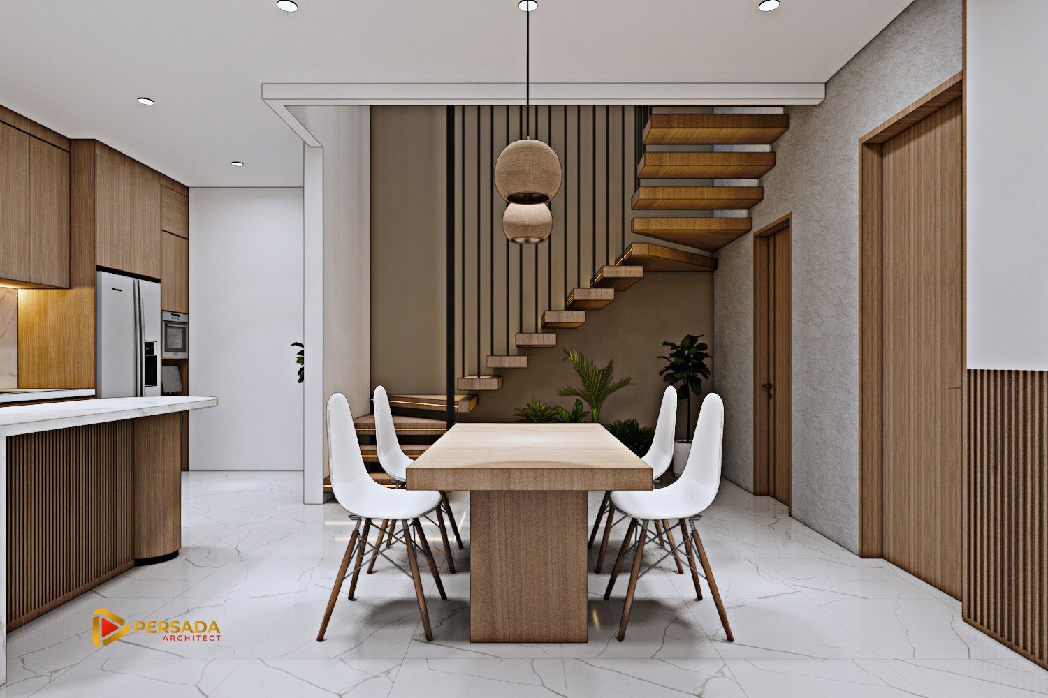 desain ruang makan jepang