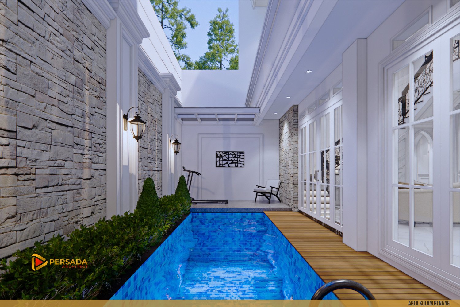 kolam renang rumah