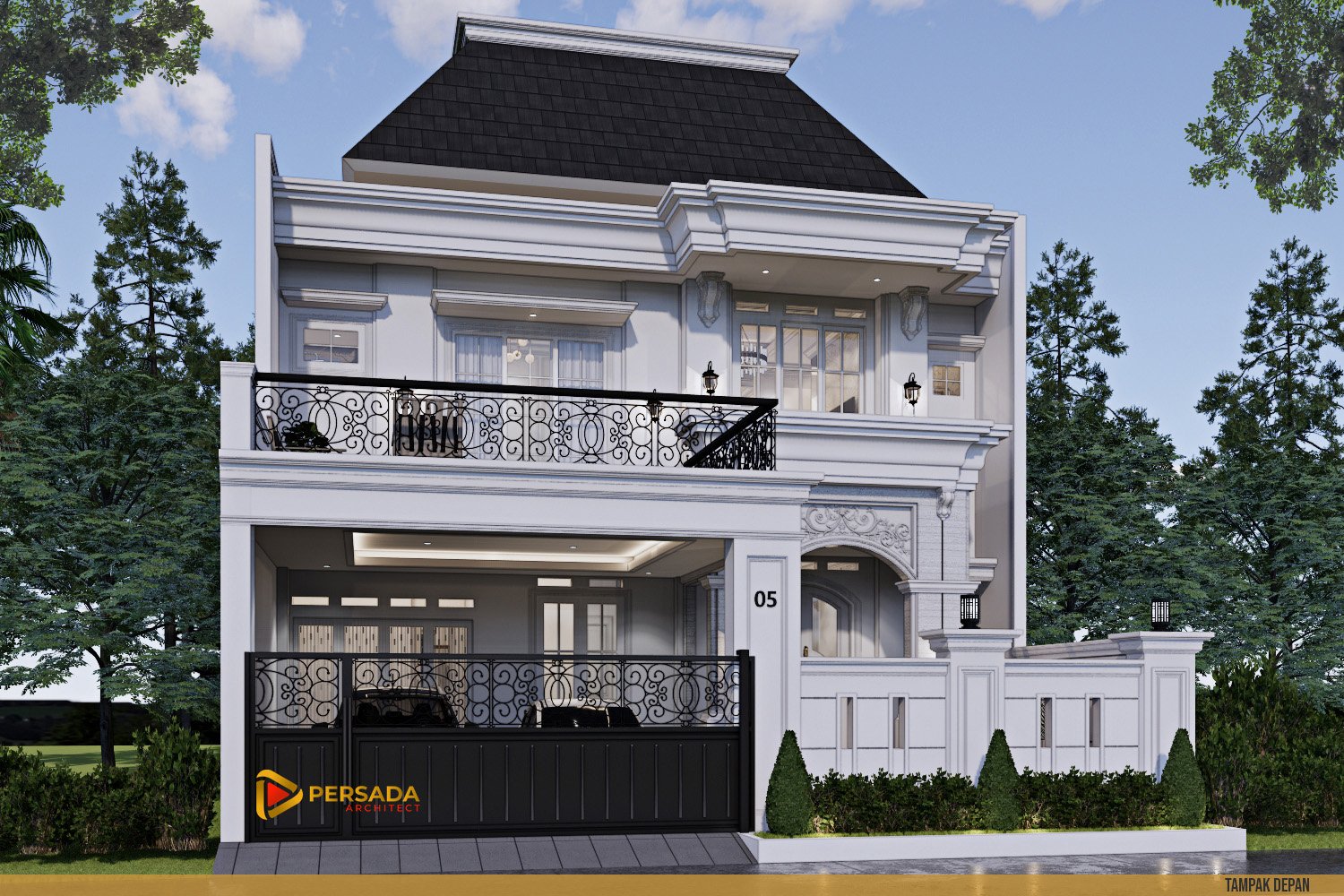 rumah modern classic