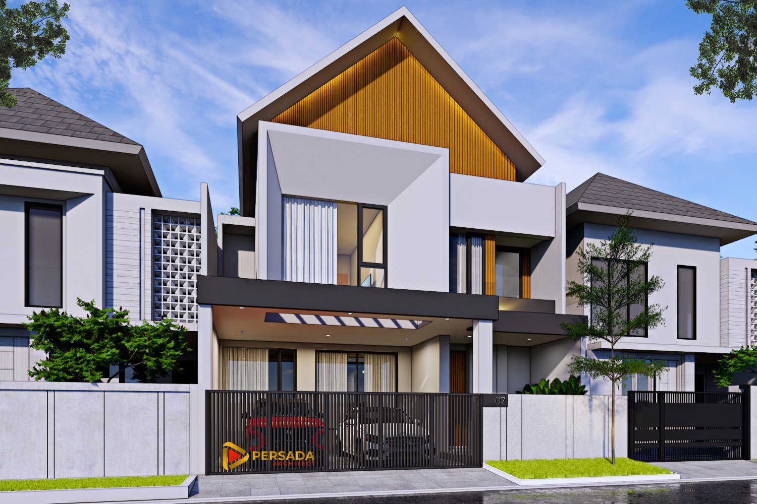 rumah modern tropis 10x10