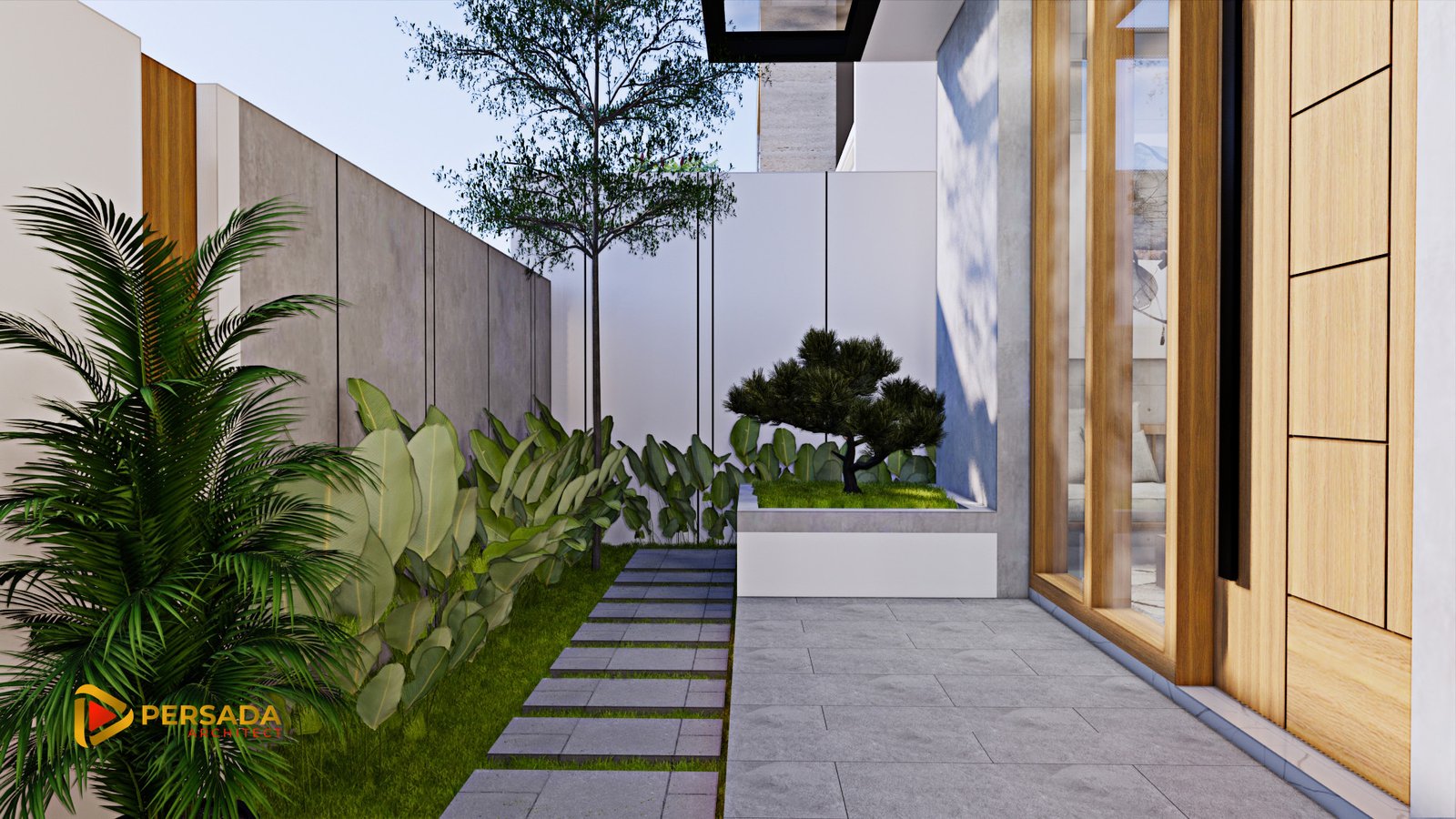 teras rumah minimalis