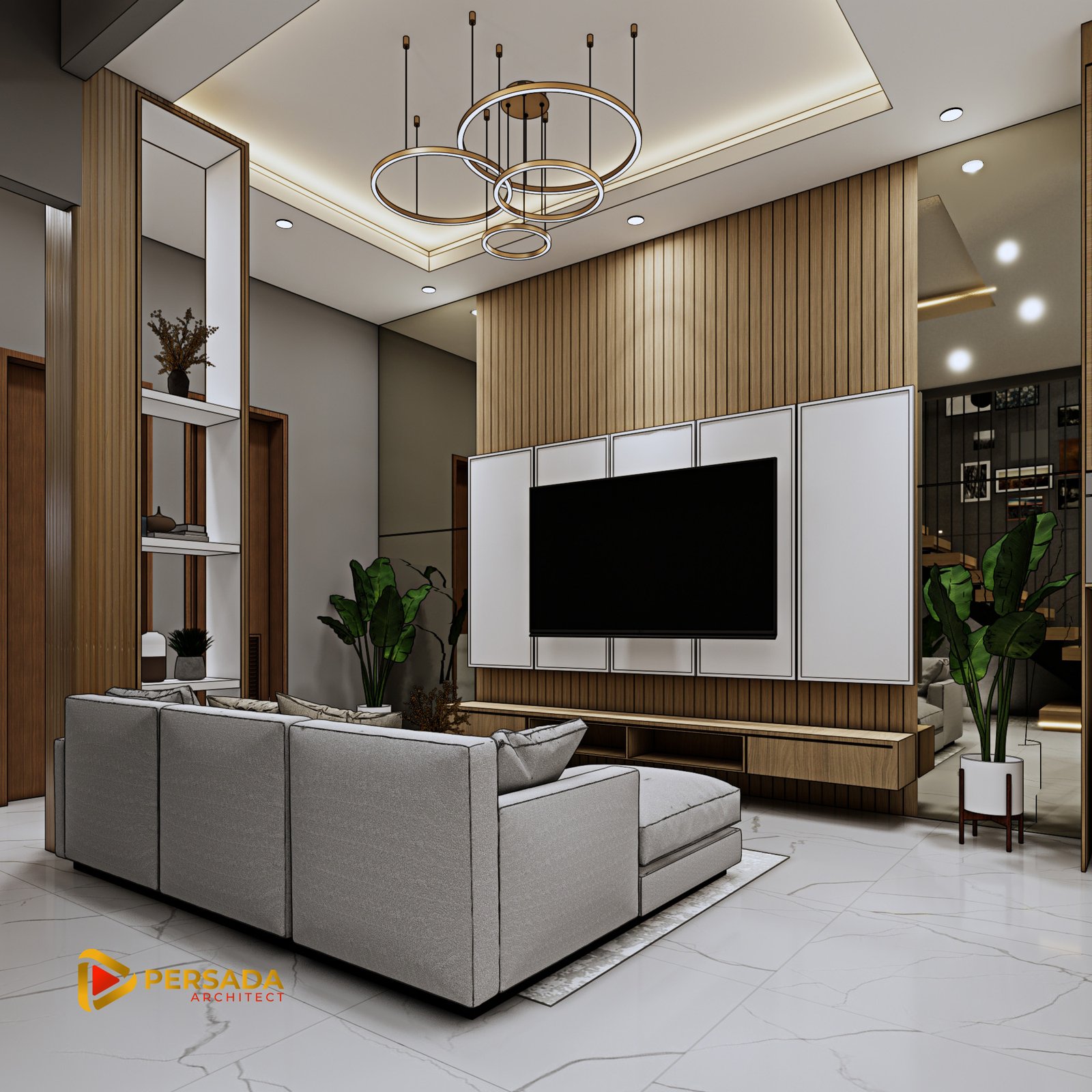 DESAIN BACKDROP TV
