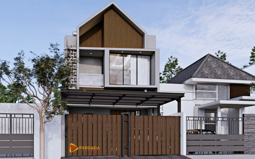 Desain Rumah Japandi Style Ukuran 6 m x 25 m di Bintaro