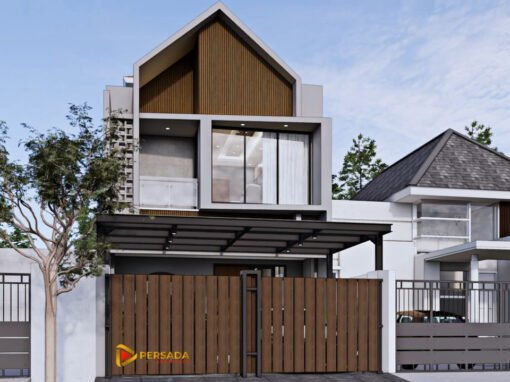 Desain Rumah Japandi Style Ukuran 6 m x 25 m di Bintaro