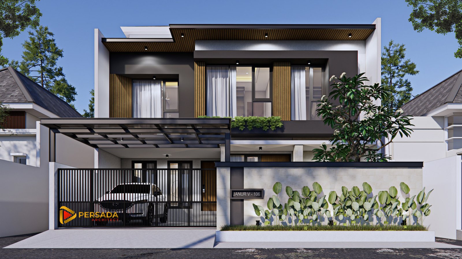 desain rumah kontemporer
