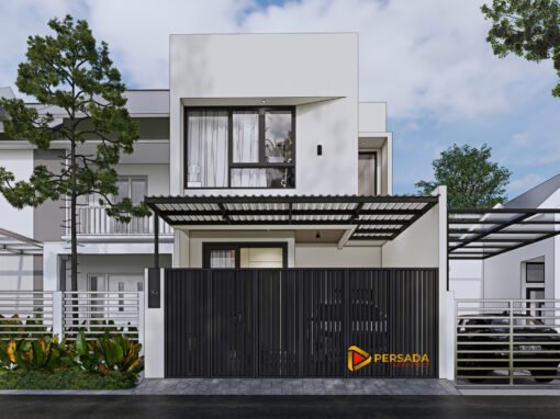 Desain Rumah Minimalis 2 Lantai Ukuran 6 m x 15 m di Jakarta Barat
