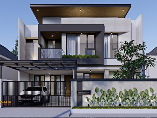 Desain Rumah Modern Kontemporer Ukuran 11 m x 20 m di Jakarta Timur