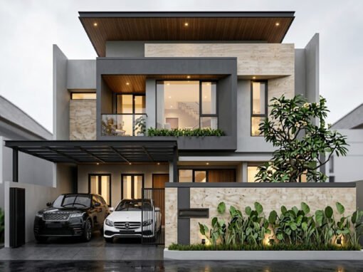 Desain Rumah Modern Kontemporer Ukuran 11 m x 20 m di Jakarta Timur