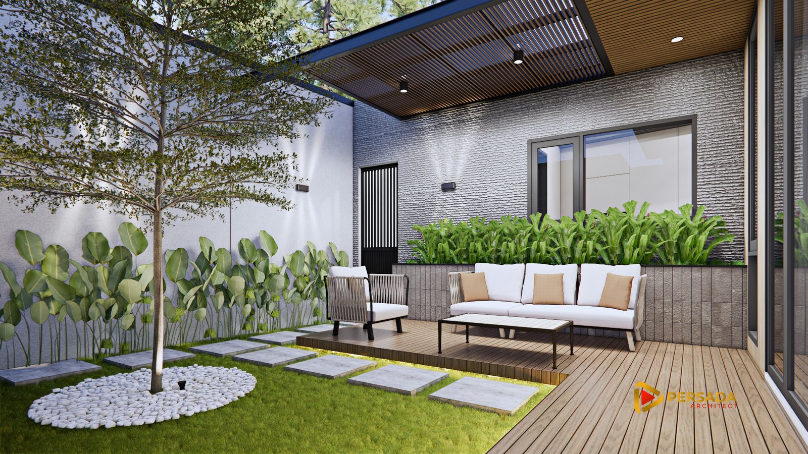 desain taman rumah