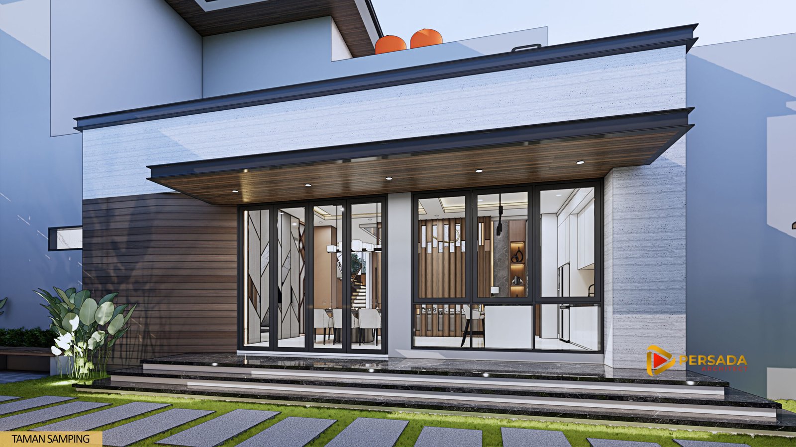desain taman rumah