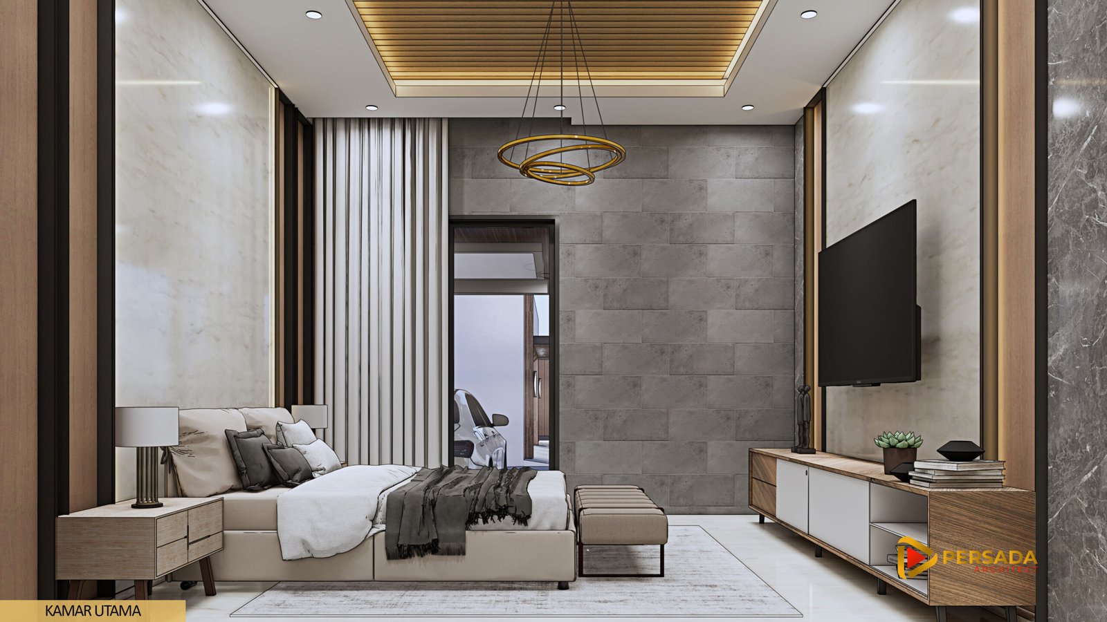 kamar utama rumah