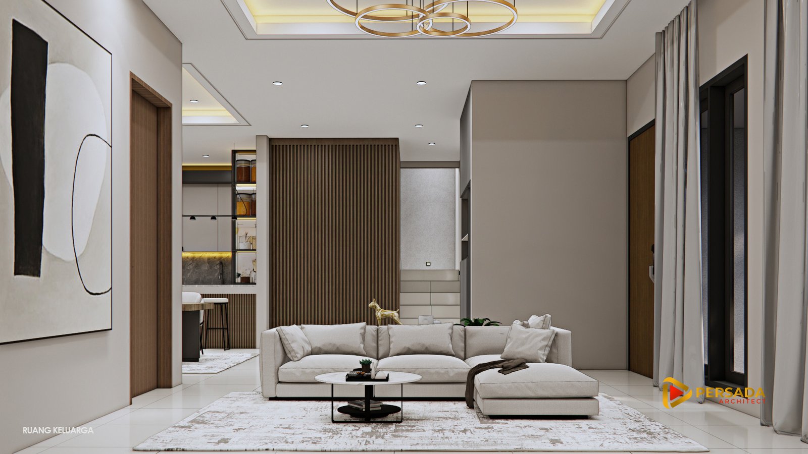 ruang keluarga modern