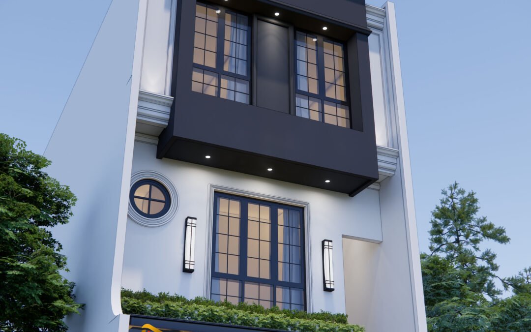 Desain Rumah Classic 3 Lantai Ukuran 6 m x 16 m di Ampera Jakarta Selatan
