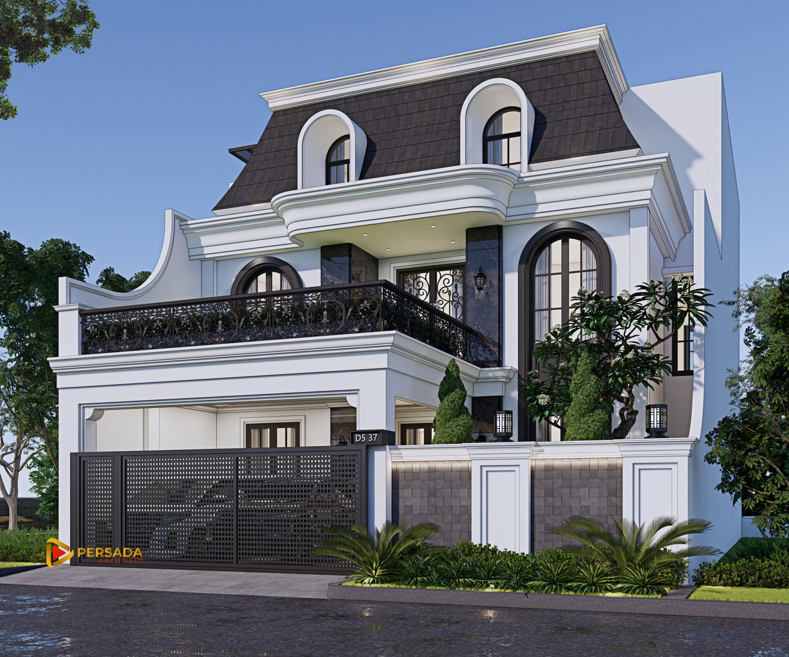 rumah classic 2 lantai