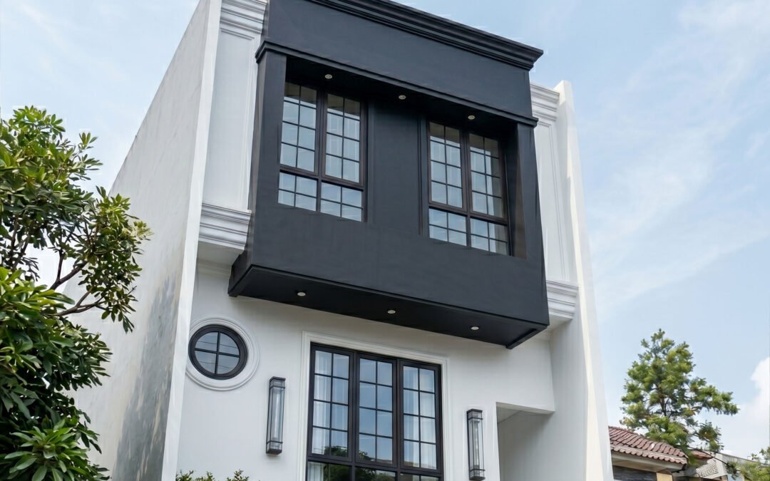 Desain Rumah Classic 3 Lantai Ukuran 6 m x 16 m di Ampera Jakarta Selatan