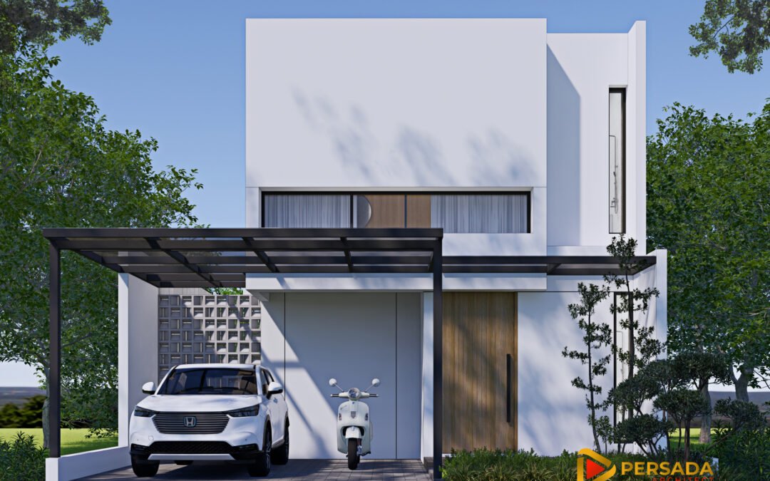 Desain Rumah Minimalis Ukuran 8 m x 17 m di Cimanggis