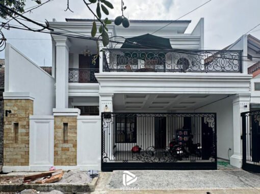 Realisasi Desain Rumah Classic 10 x 20 di Cinere