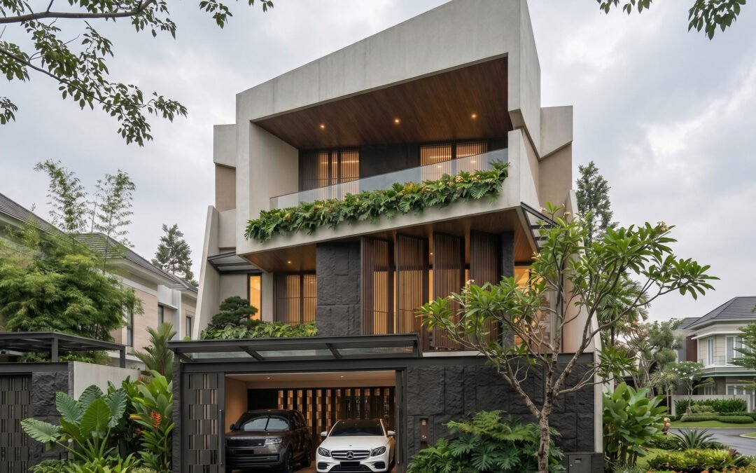 Desain Rumah Modern Kontemporer di Jakarta Selatan