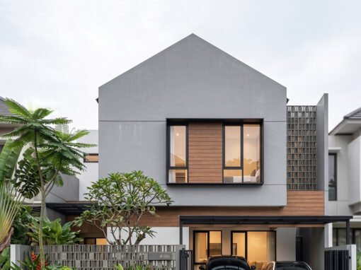 Desain Rumah Modern Tropis 11 m x 17 m di Cikunir, Kota Bekasi